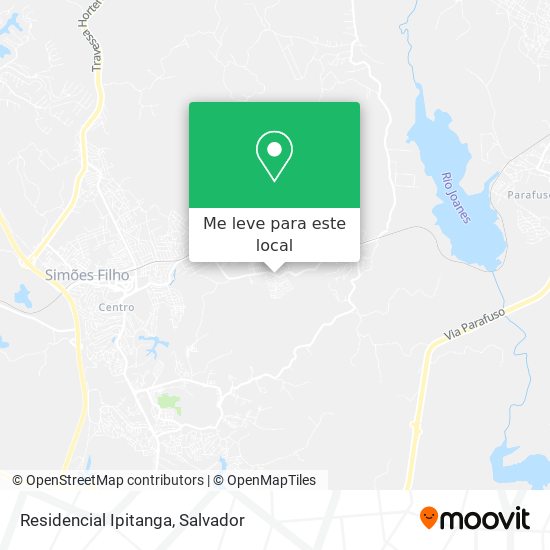 Residencial Ipitanga mapa