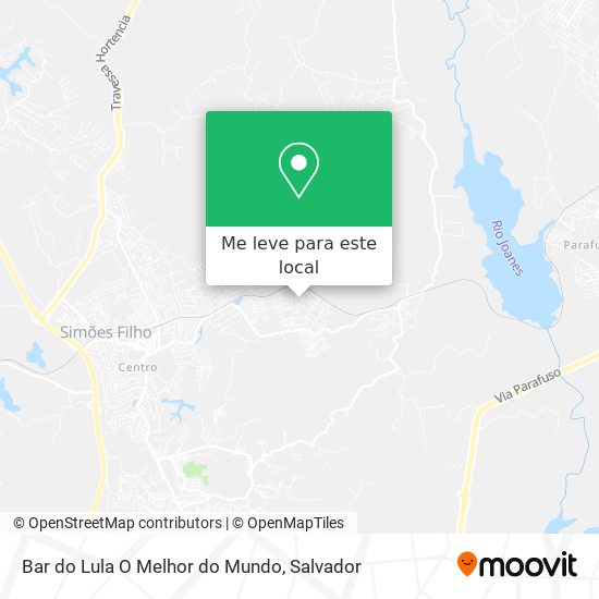 Bar do Lula O Melhor do Mundo mapa