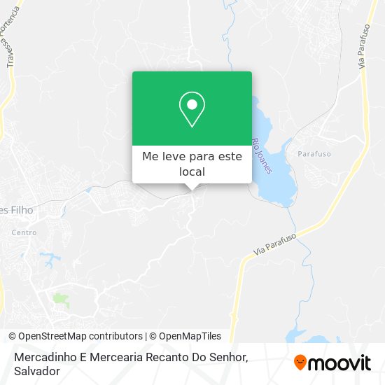 Mercadinho E Mercearia Recanto Do Senhor mapa