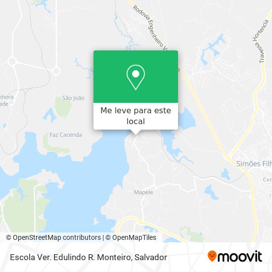 Escola Ver. Edulindo R. Monteiro mapa