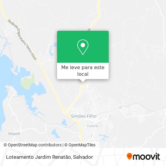 Loteamento Jardim Renatão mapa