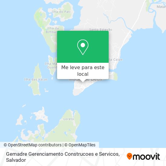 Gemadre Gerenciamento Construcoes e Servicos mapa
