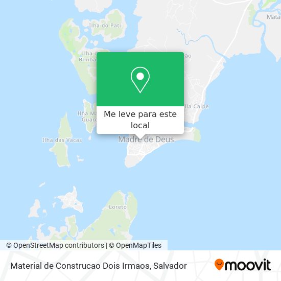 Material de Construcao Dois Irmaos mapa
