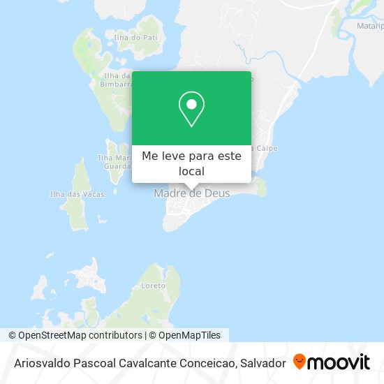 Ariosvaldo Pascoal Cavalcante Conceicao mapa