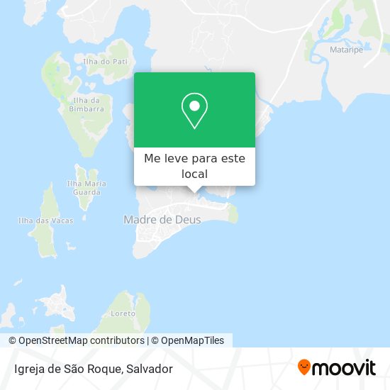 Igreja de São Roque mapa