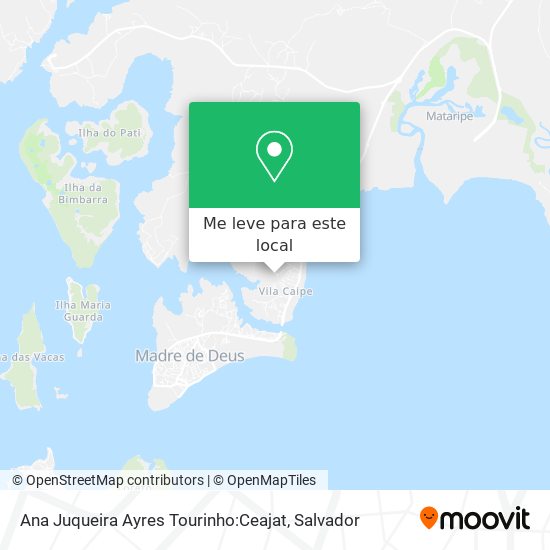 Ana Juqueira Ayres Tourinho:Ceajat mapa