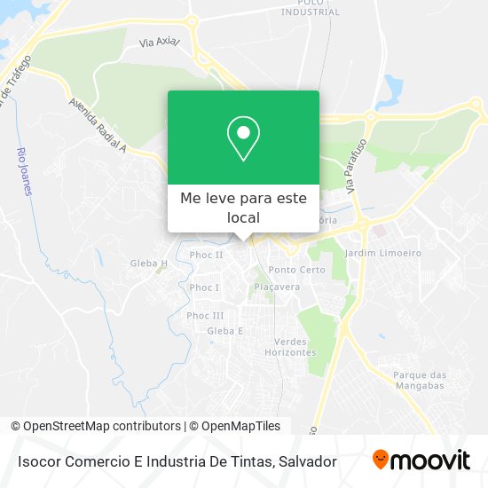 Isocor Comercio E Industria De Tintas mapa