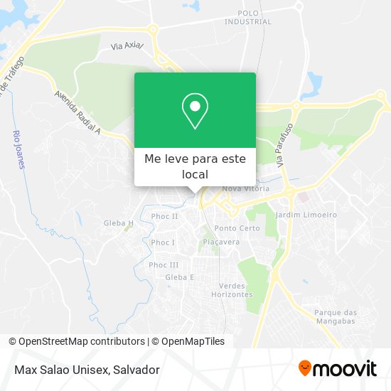 Max Salao Unisex mapa