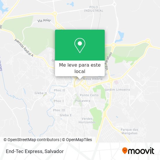 End-Tec Express mapa