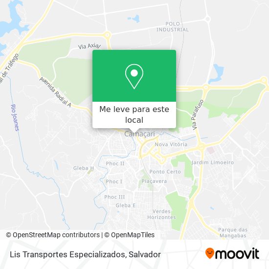 Lis Transportes Especializados mapa