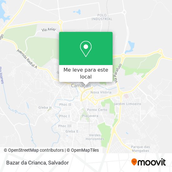 Bazar da Crianca mapa