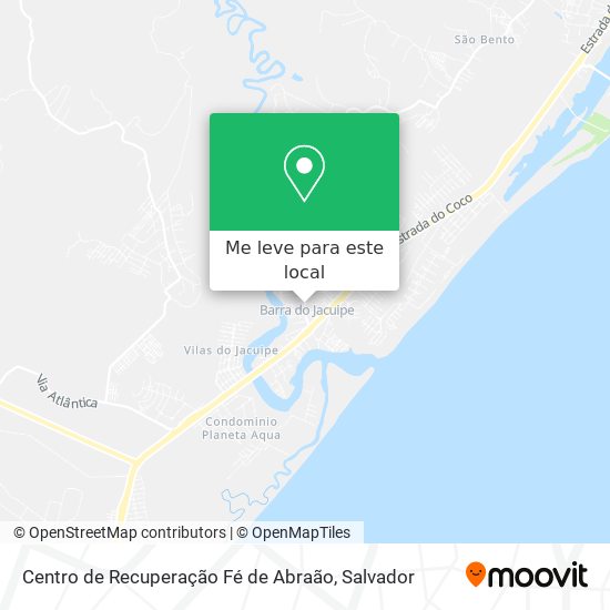 Centro de Recuperação Fé de Abraão mapa