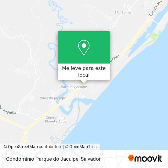 Condomínio Parque do Jacuípe mapa