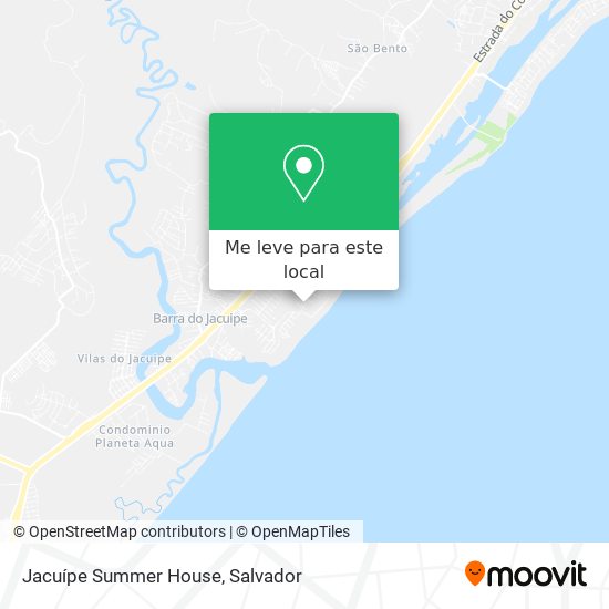 Jacuípe Summer House mapa