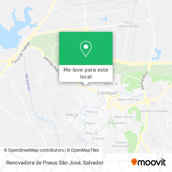 Renovadora de Pneus São José mapa