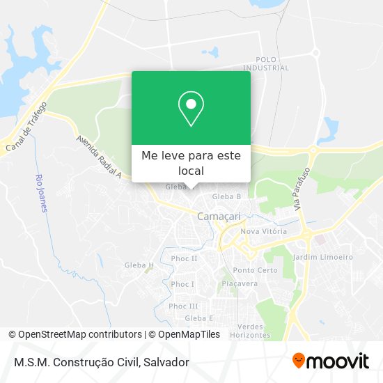 M.S.M. Construção Civil mapa