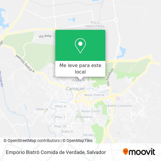 Empório Bistrô Comida de Verdade mapa
