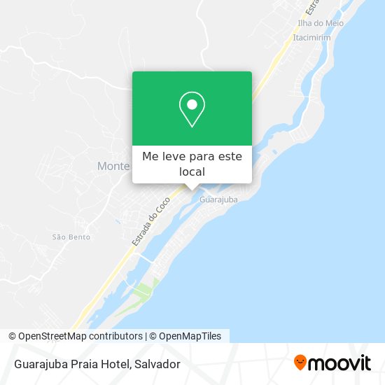 Guarajuba Praia Hotel mapa