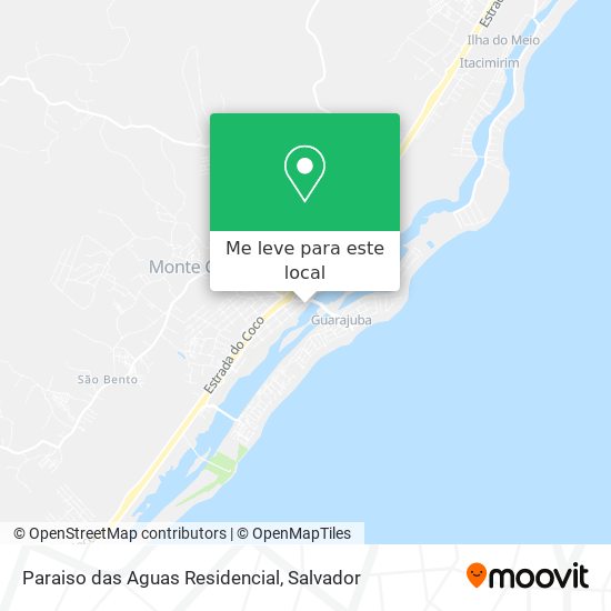 Paraiso das Aguas Residencial mapa