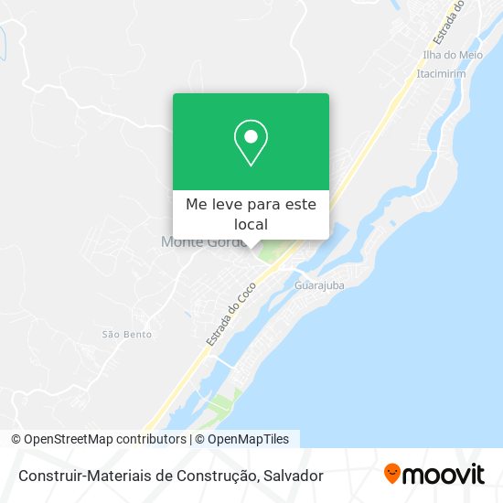 Construir-Materiais de Construção mapa