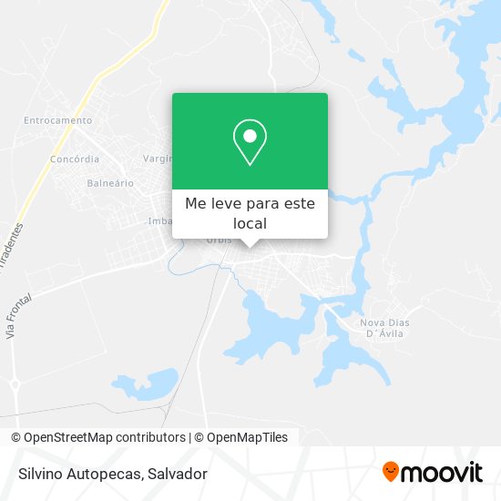 Silvino Autopecas mapa