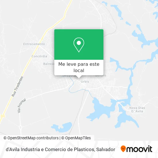 d'Avila Industria e Comercio de Plasticos mapa