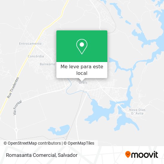 Romasanta Comercial mapa
