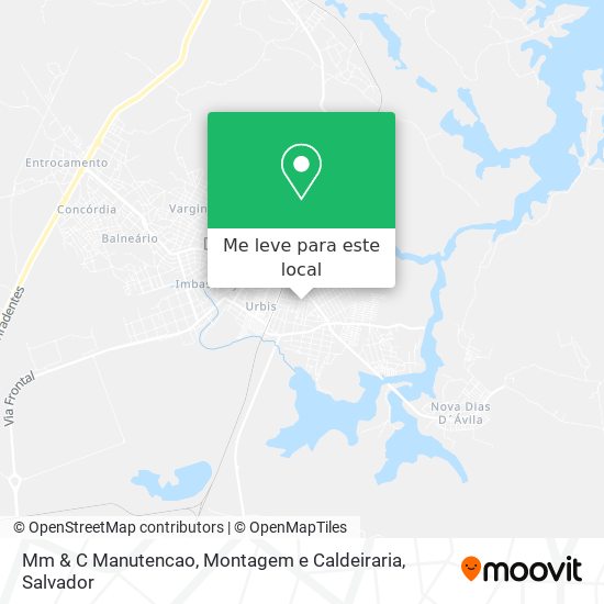 Mm & C Manutencao, Montagem e Caldeiraria mapa