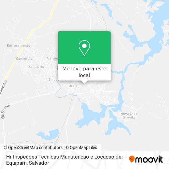 Hr Inspecoes Tecnicas Manutencao e Locacao de Equipam mapa