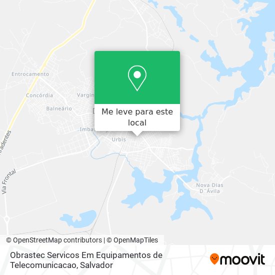 Obrastec Servicos Em Equipamentos de Telecomunicacao mapa