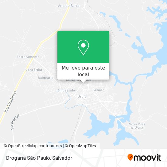 Drogaria São Paulo mapa