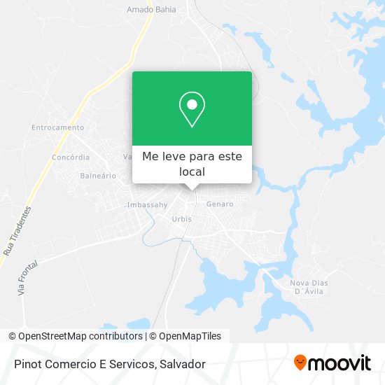 Pinot Comercio E Servicos mapa