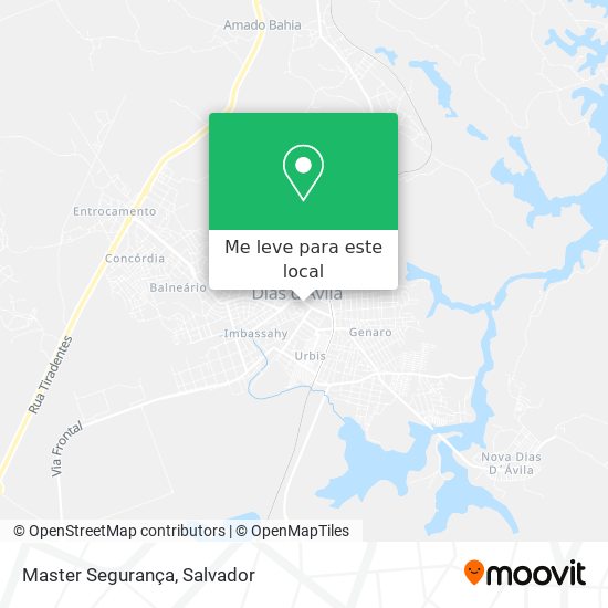 Master Segurança mapa