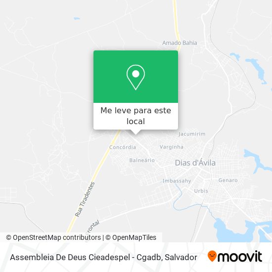 Assembleia De Deus Cieadespel - Cgadb mapa