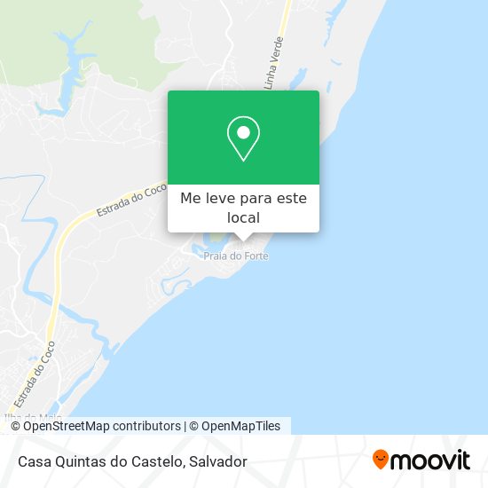 Casa Quintas do Castelo mapa