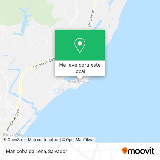 Manicoba da Lena mapa