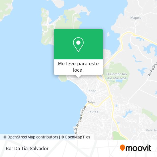 Bar Da Tia mapa