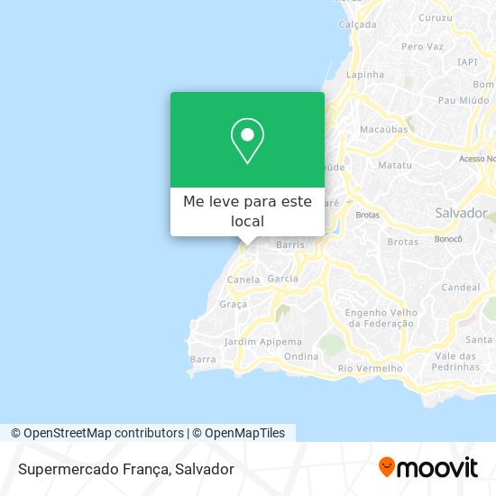Supermercado França mapa