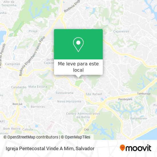 Igreja Pentecostal Vinde A Mim mapa