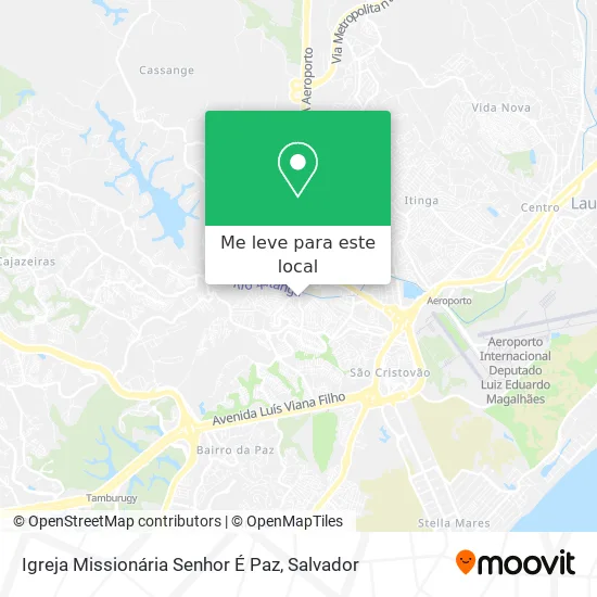 Igreja Missionária Senhor É Paz mapa