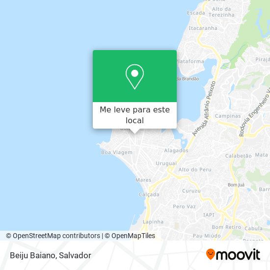 Beiju Baiano mapa