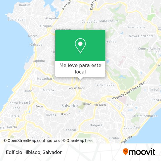 Edificio Hibisco mapa