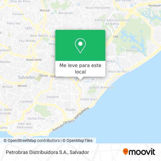 Petrobras Distribuidora S.A. mapa