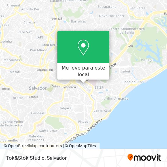 Tok&Stok Studio mapa