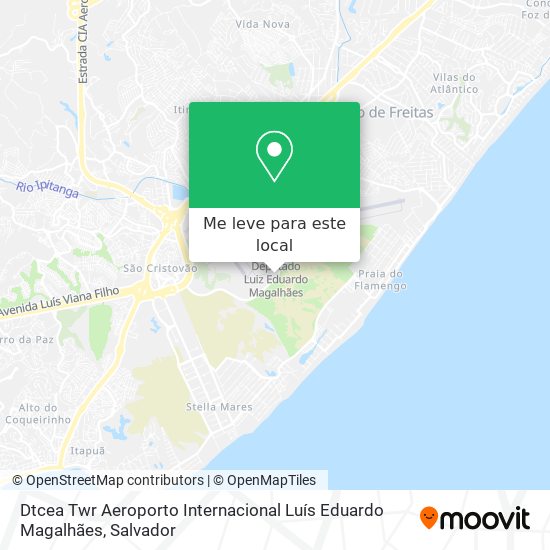 Dtcea Twr Aeroporto Internacional Luís Eduardo Magalhães mapa