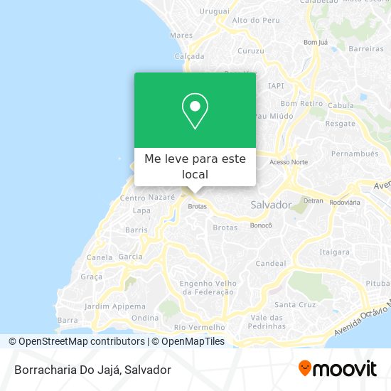 Borracharia Do Jajá mapa