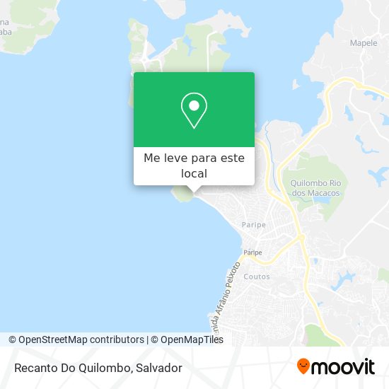 Recanto Do Quilombo mapa
