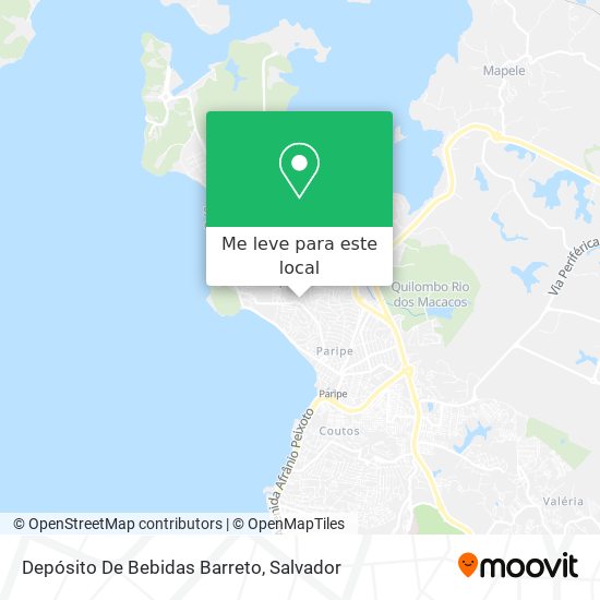 Depósito De Bebidas Barreto mapa