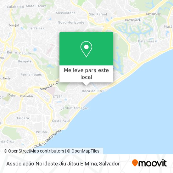 Associação Nordeste Jiu Jitsu E Mma mapa