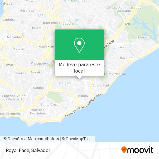 Royal Face mapa